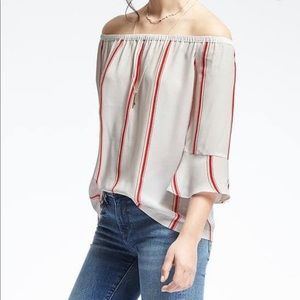 Banana Republic Off the shoulder top